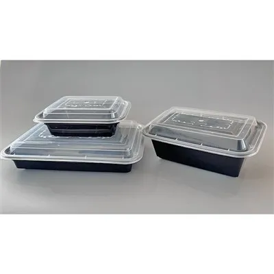 Behälterform mit schwarzem Boden