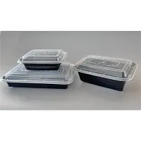 Behälterform mit schwarzem Boden